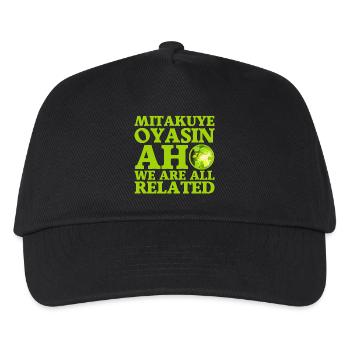 Mitakuye Oyasin - Kinder Basecap - Schwarz - Vorne