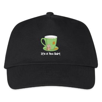Tea Time It's A Tea Shirt - Kids’ Baseball Cap - black - Front
