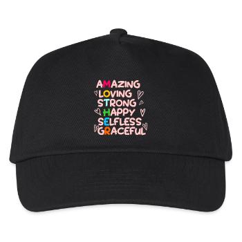 MÈRE - Casquette de baseball Enfant - noir - Devant