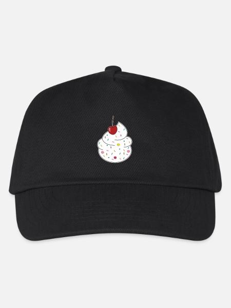 Cream cherry - Kids’ Baseball Cap - black