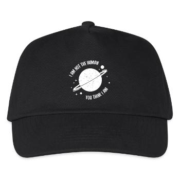 Space Planet Gift L'astronaute De Saturne Ufo Moon - Casquette de baseball Enfant - noir - Devant