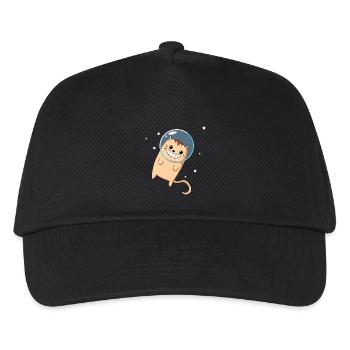 Cat - Outer Space - Kitten - Outer Space - Kids’ Baseball Cap - black - Front