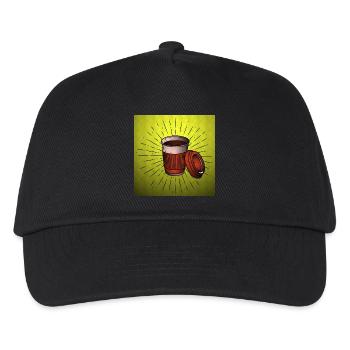 coffee - Kids’ Baseball Cap - black - Front