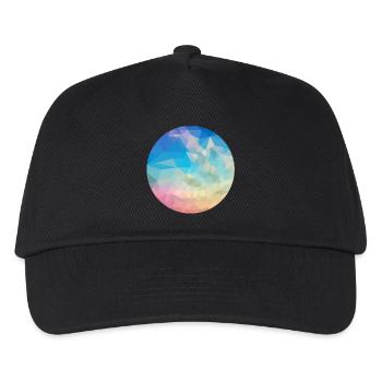 abstract - Kids’ Baseball Cap - black - Front