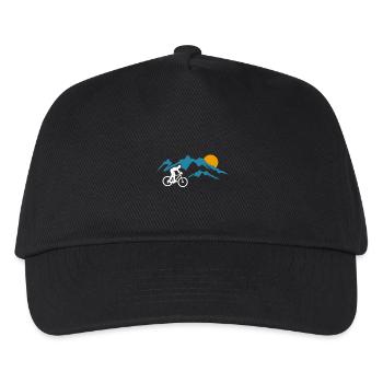 Mountain Bike Mountain Mountain Sports Gift Idea - Kids’ Baseball Cap - black - Front