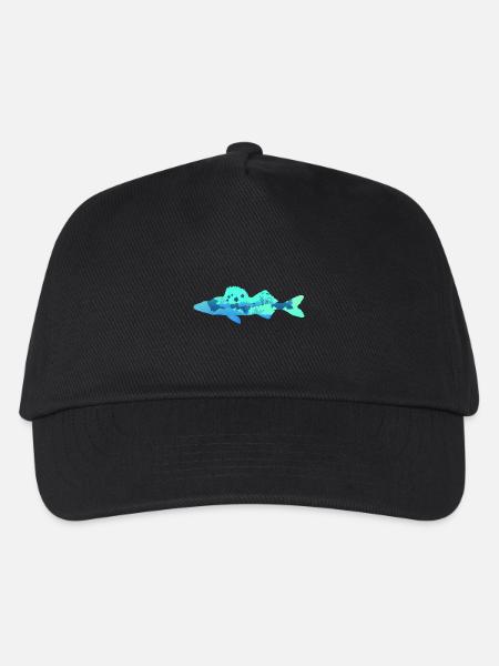 pike-perch - Kids’ Baseball Cap - black
