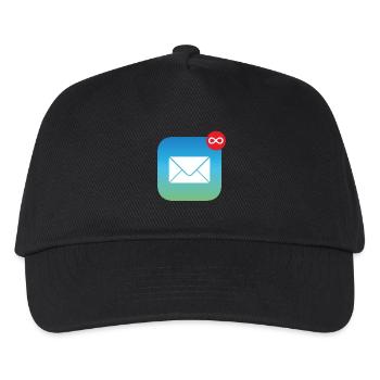 Mail Travail infini | Toujours assez à faire - Casquette de baseball Enfant - noir - Devant