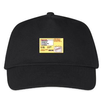 Work displeasure notice funny sick message - Kids’ Baseball Cap - black - Front