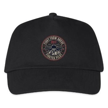 Combats d’Above - Casquette de baseball Enfant - noir - Devant