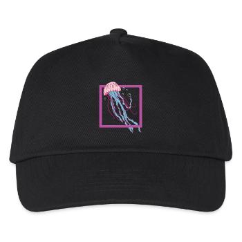 Méduse - Eau - mer - coloré - Casquette de baseball Enfant - noir - Devant