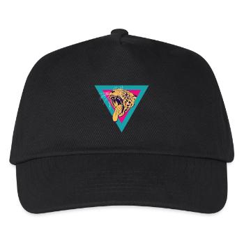 leopard - Kids’ Baseball Cap - black - Front