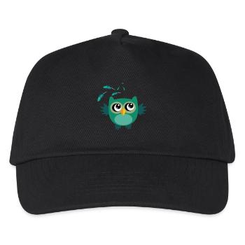 Suesse Eule - Kinder Basecap - Schwarz - Vorne