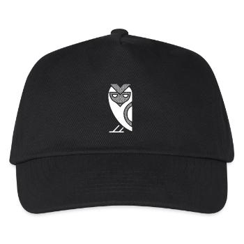 hibou - Casquette de baseball Enfant - noir - Devant