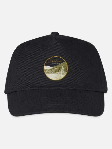 Reschensee - Kinder Basecap - Schwarz