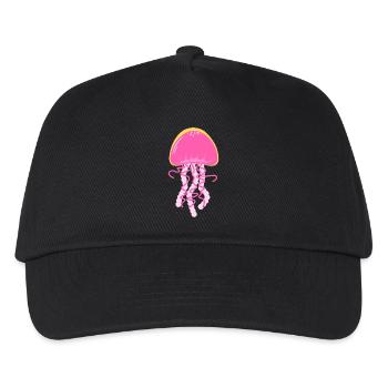 Méduse cadeau méduses mer animaux vacances plage - Casquette de baseball Enfant - noir - Devant