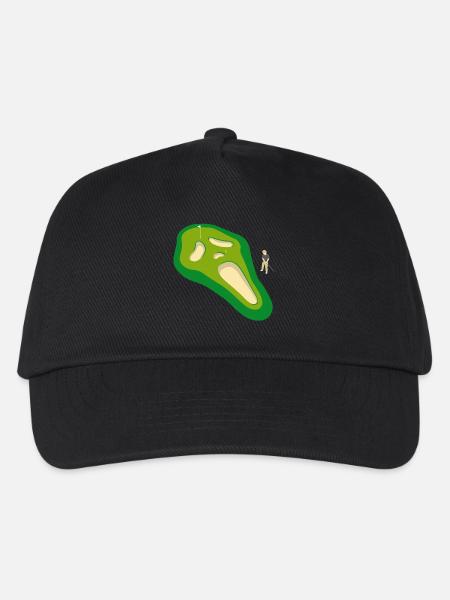 Golf Totenkopf - Kinder Basecap - Schwarz