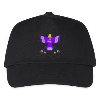 Tribal eagle indian tribe kids gift sports - Kids’ Baseball Cap - black - Front