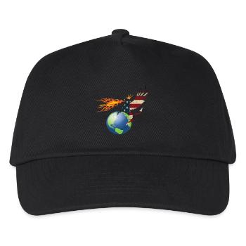 America and the World Politics - Kids’ Baseball Cap - black - Front