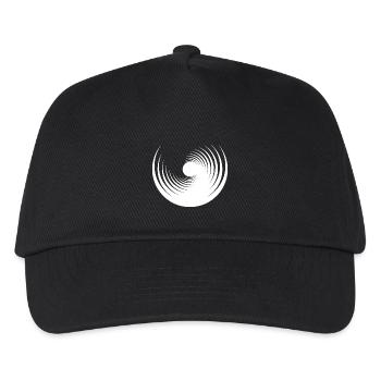 Geometrische Form - Kinder Basecap - Schwarz - Vorne