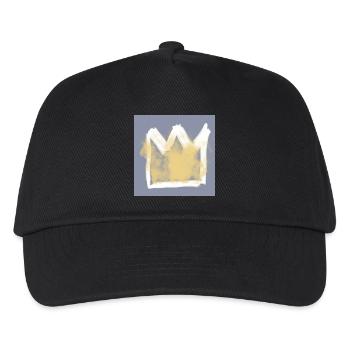 Couronne - Casquette de baseball Enfant - noir - Devant