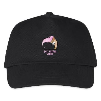 Ice Cream Whip - Kids’ Baseball Cap - black - Front