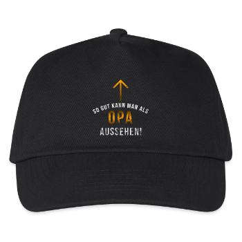Grandpa - Kids’ Baseball Cap - black - Front