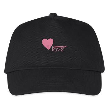 summer love - Kids’ Baseball Cap - black - Front