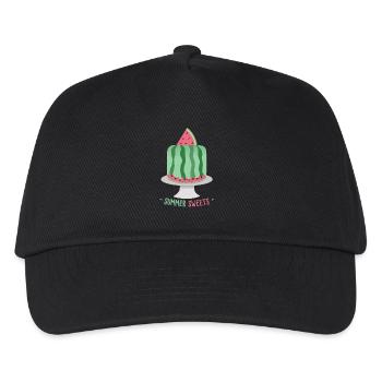 melon - Kids’ Baseball Cap - black - Front