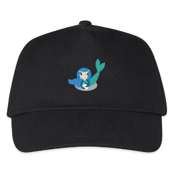 Perle de coquille de sirène - Casquette de baseball Enfant - noir - Devant