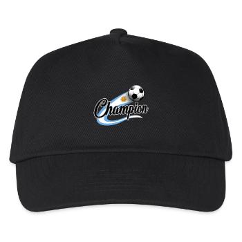 ARGENTINA SOCCER - Kinder Basecap - Schwarz - Vorne
