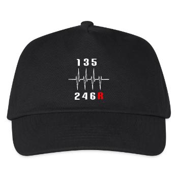 Car Gears Manual Car Guy Gift Gift Idea - Kids’ Baseball Cap - black - Front