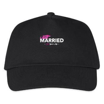 just married 30 years - Kids’ Baseball Cap - black - Front