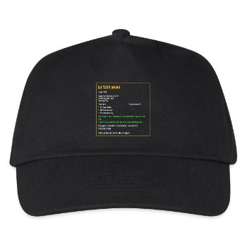 Legendäre Katzenmama Legendär Katzen Tiere Cat - Kinder Basecap - Schwarz - Vorne