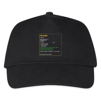 Legendärer Pro Gamer Legendär Held PC Zocken Gamer - Kinder Basecap - Schwarz - Vorne