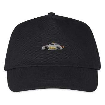Safety Car Rennwagen Rennauto - Kinder Basecap - Schwarz - Vorne
