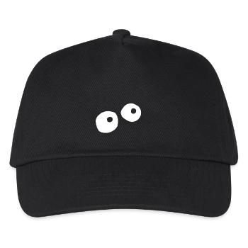 Oeil monstre - Casquette de baseball Enfant - noir - Devant