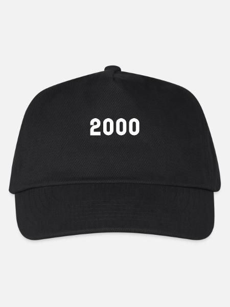 Jahrgang 2000 - Kinder Basecap - Schwarz
