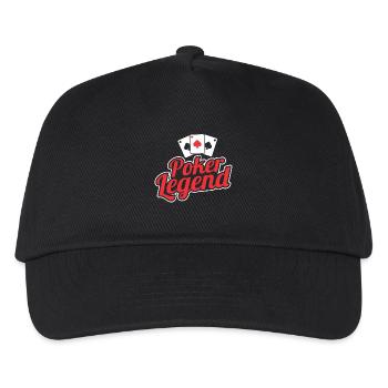 POKER LEGEND - Kids’ Baseball Cap - black - Front