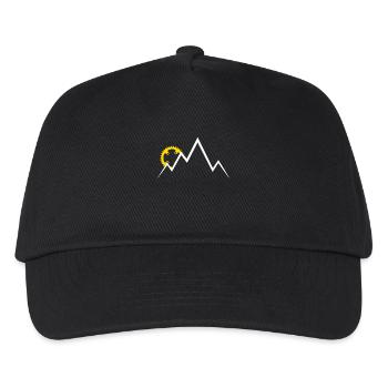 Mountain Bike Sunrise Mountains Gift Sport - Kids’ Baseball Cap - black - Front