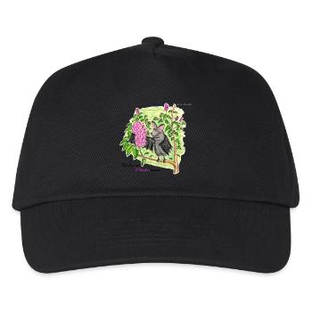 Lilac mouse - Kids’ Baseball Cap - black - Front