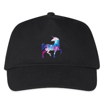 Galaxy unicorn - Kids’ Baseball Cap - black - Front