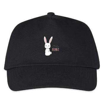 Design - Kids’ Baseball Cap - black - Front
