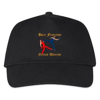Savate Krieger - Kinder Basecap - Schwarz - Vorne