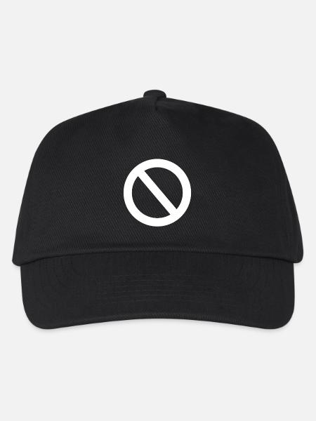 No! - Kids’ Baseball Cap - black