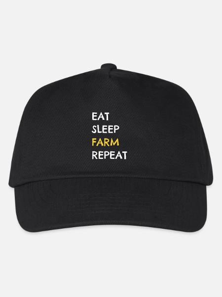 Agriculture - Kids’ Baseball Cap - black
