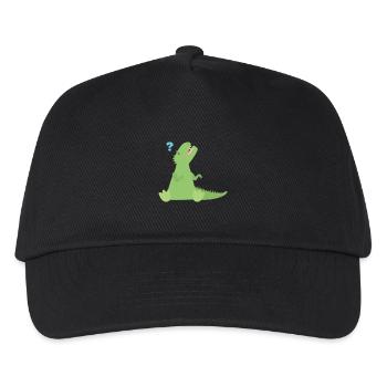 T Rex Points d’interrogation - Casquette de baseball Enfant - noir - Devant