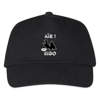 OUI! KIDO - Wörter der Wörter - FRANCOIS VILLE - Kinder Basecap - Schwarz - Vorne