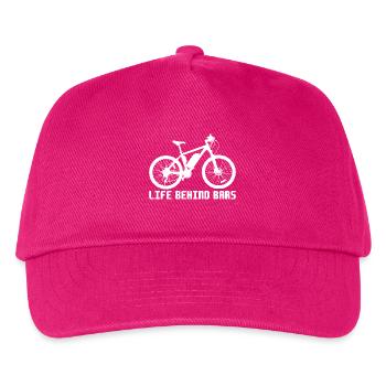 LIFE BEHIND BARS - Kids’ Baseball Cap - fuchsia - Front