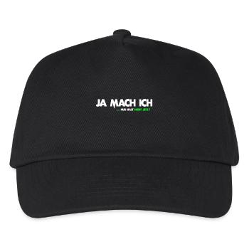 Yeah I just do not stop now saying gift - Kids’ Baseball Cap - black - Front
