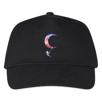 moon swing - Kids’ Baseball Cap - black - Front